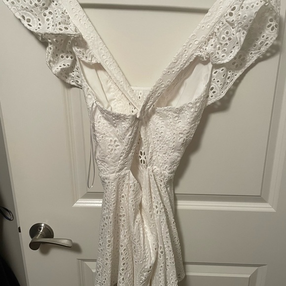 White Eyelet Romper by Keepsake the Label - Picture 3 of 4